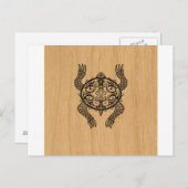 schildpad briefkaart (Voorkant / Achterkant)