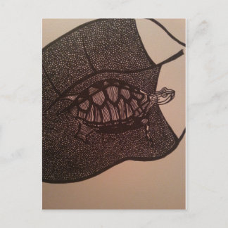 schildpad briefkaart
