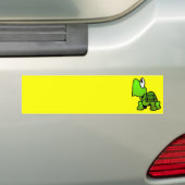 Schildpad Bumpersticker (Op auto)