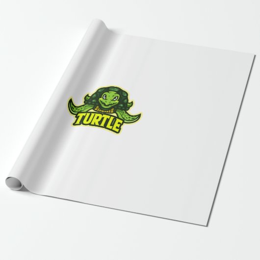 schildpad cadeaupapier (Uitgerold)