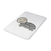 Schildpad cartoon dier badmat (Gekanteld)