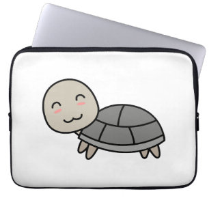 Schildpad cartoon dier laptop sleeve