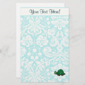 schildpad; Cute Briefpapier (Voorkant / Achterkant)