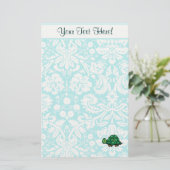 schildpad; Cute Briefpapier (Staand voorkant)