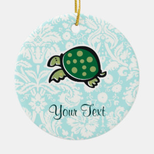 schildpad; Cute Keramisch Ornament
