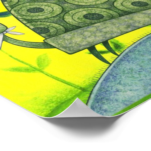 Schildpad Dans Poster (Hoek)