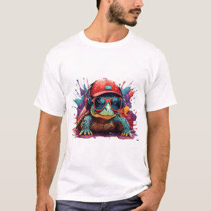 schildpad dier kunst I cool schattige schildpad T-shirt