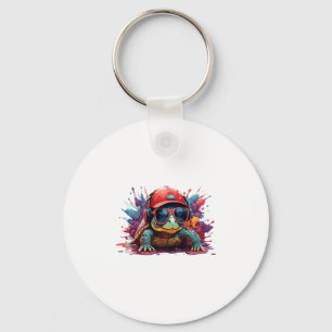 schildpad dier kunst ik cool schattige schildpad sleutelhanger