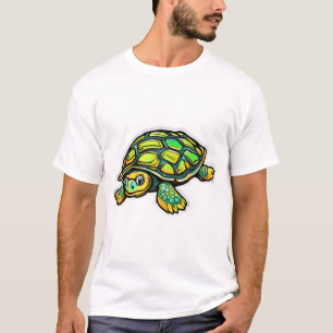 Schildpad Dier Schildpad Groen T-shirt