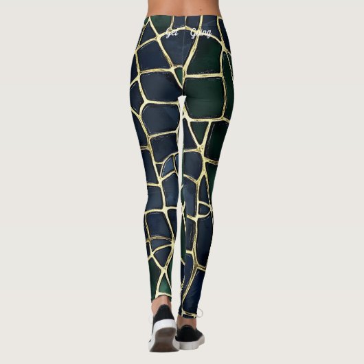 Schildpad Dierprint Leggings (Achterkant)