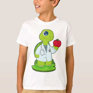 Schildpad Dokter Stethoscoop T-shirt