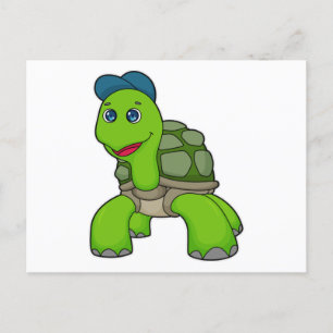 Schildpad dop briefkaart