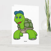 Schildpad dop kaart (Achterkant)