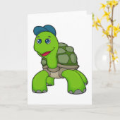 Schildpad dop kaart (Gele Bloem)