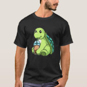 Schildpad Drink bubbeltheedieren met Boba T-shirt (Voorkant)