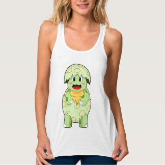 Schildpad Ei schaal Tanktop