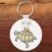 schildpad en slak Whee. Sleutelhanger (Voorkant)