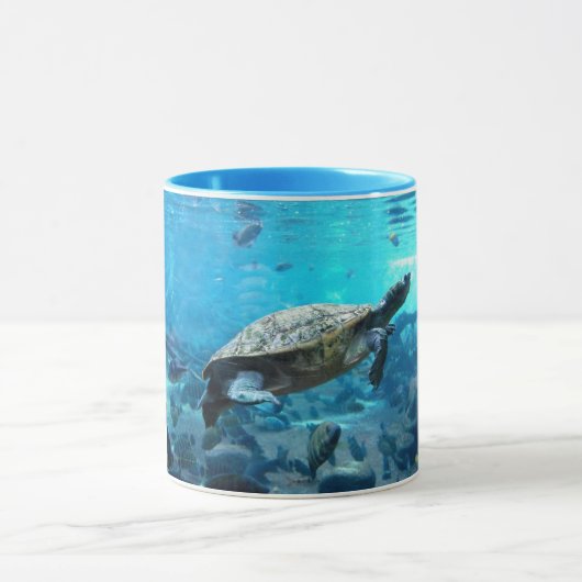Schildpad en vis mok (Midden)