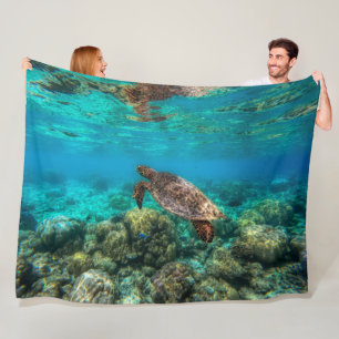Schildpad fleece deken