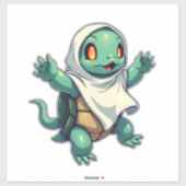 Schildpad Geest Sticker (Vel)