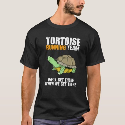 Schildpad Hardloop Team Schildpad Schildpad Grappi T-shirt (Voorkant)