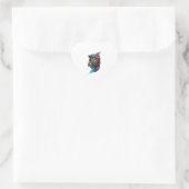 Schildpad Hart Sticker (Tas)