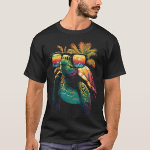 Schildpad Hawaïaans Zee Schildpadden Hawaii Beach T-shirt