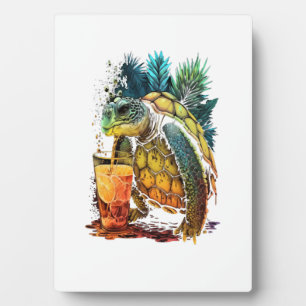 Schildpad Hawaiaanse Zeeschildpadden Ananas Aloha Fotoplaat