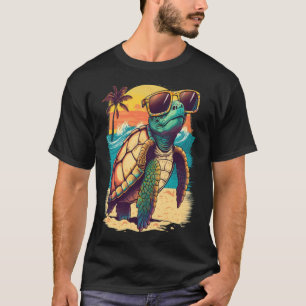 Schildpad Hawaiiaans Zee Schildpadden Hawaii Tropi T-shirt