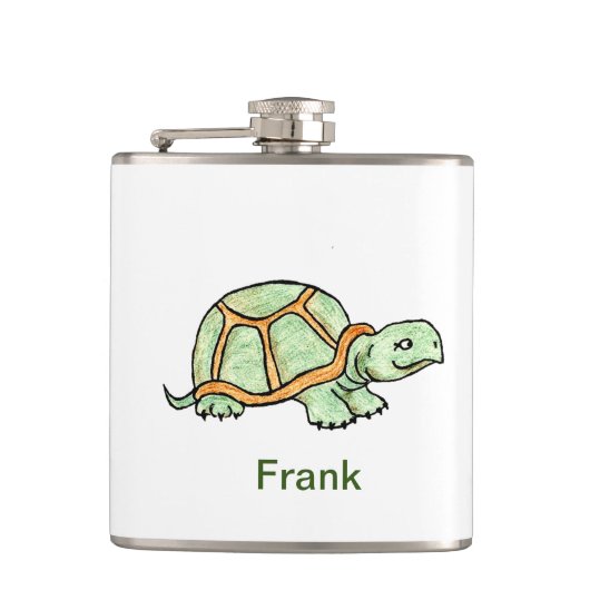Schildpad Heupfles (Voorkant)