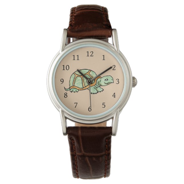 Schildpad Horloge (Voorkant)