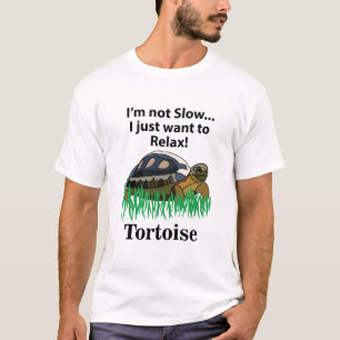 Schildpad Ik wil gewoon dier grappig ontspannen T-shirt