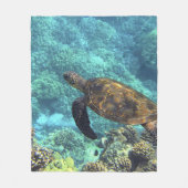 Schildpad in het zee fleece deken (Voorkant)