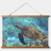 Schildpad in het zee hangend wandkleed (Voorkant)