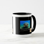 Schildpad is niet angstig mok (Voorkant rechts)