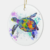 Schildpad Keramisch Ornament (Links)