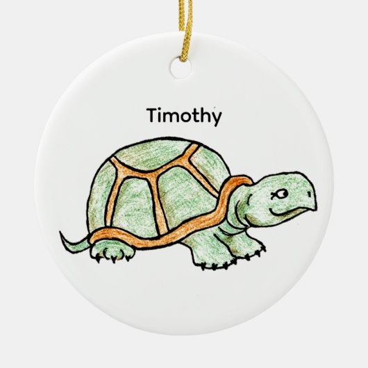 Schildpad Keramisch Ornament (Voorkant)