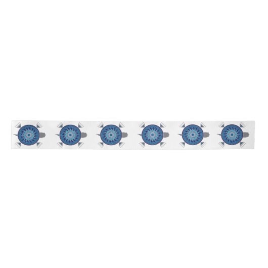 Schildpad (Keya) blauw Lint (Voorkant)