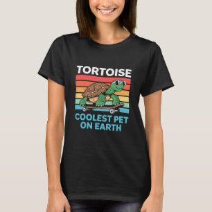 Schildpad Koelste Huisdier Op Aarde Sungles Skateb T-shirt