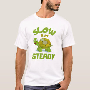 schildpad langzaam maar zeker t-shirt