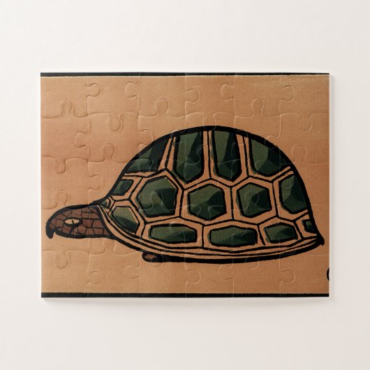 Schildpad Legpuzzel (Horizontaal)