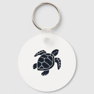 Schildpad Logo Embleem Roodwangschildpad Tortoise Sleutelhanger