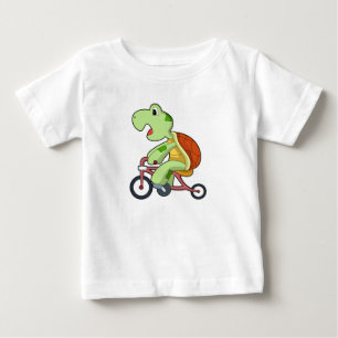 Schildpad met fiets