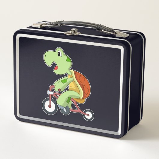 Schildpad met fiets (Voorkant)