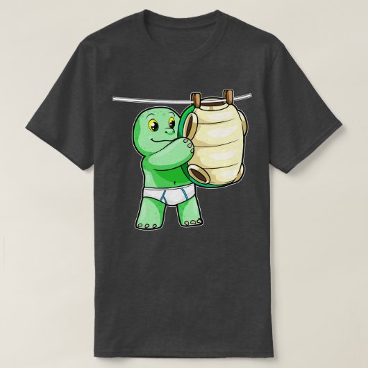 Schildpad met Shell 2 T-shirt (Design voorkant)