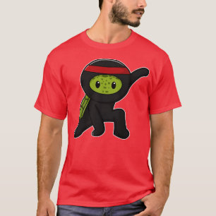 Schildpad met Shell als Ninja T-shirt