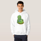 Schildpad met Shell & Cleaning rag Hoodie (Voorkant volledig)