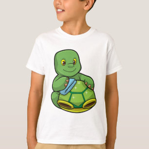 Schildpad met Shell & Cleaning rag T-shirt