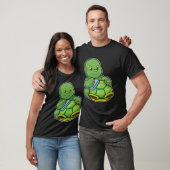 Schildpad met Shell & Cleaning rag T-shirt (Unisex)