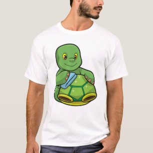 Schildpad met Shell & Cleaning rag T-shirt